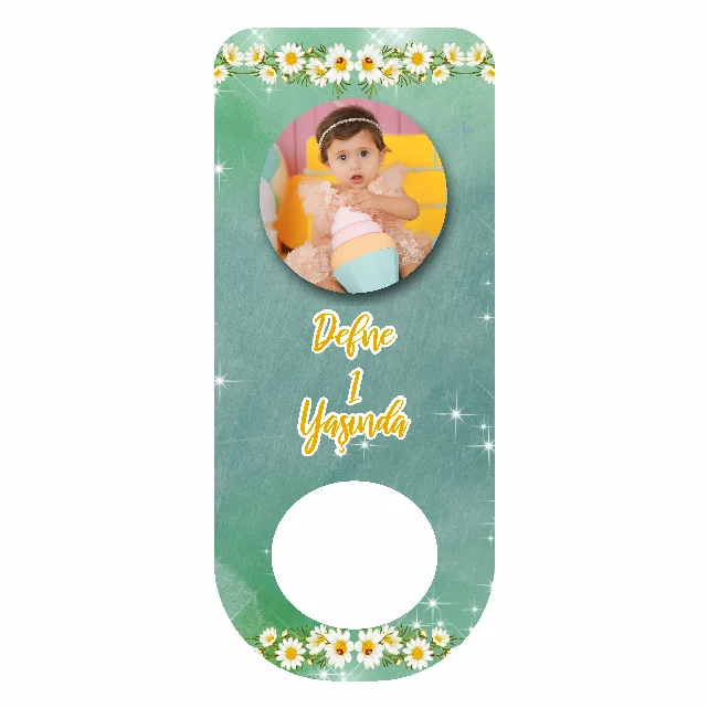 Çiçek Temalı Dikdörtgen Açacak Magneti